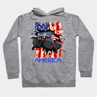 US american monster truck Hoodie